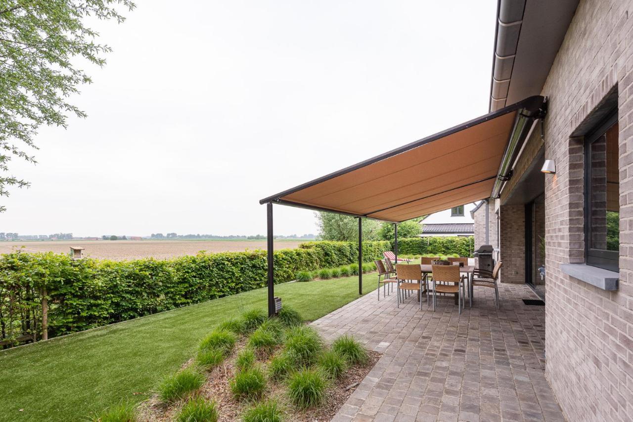 Polderwoning 'Cleylantshof' Villa Sint-Laureins Dış mekan fotoğraf