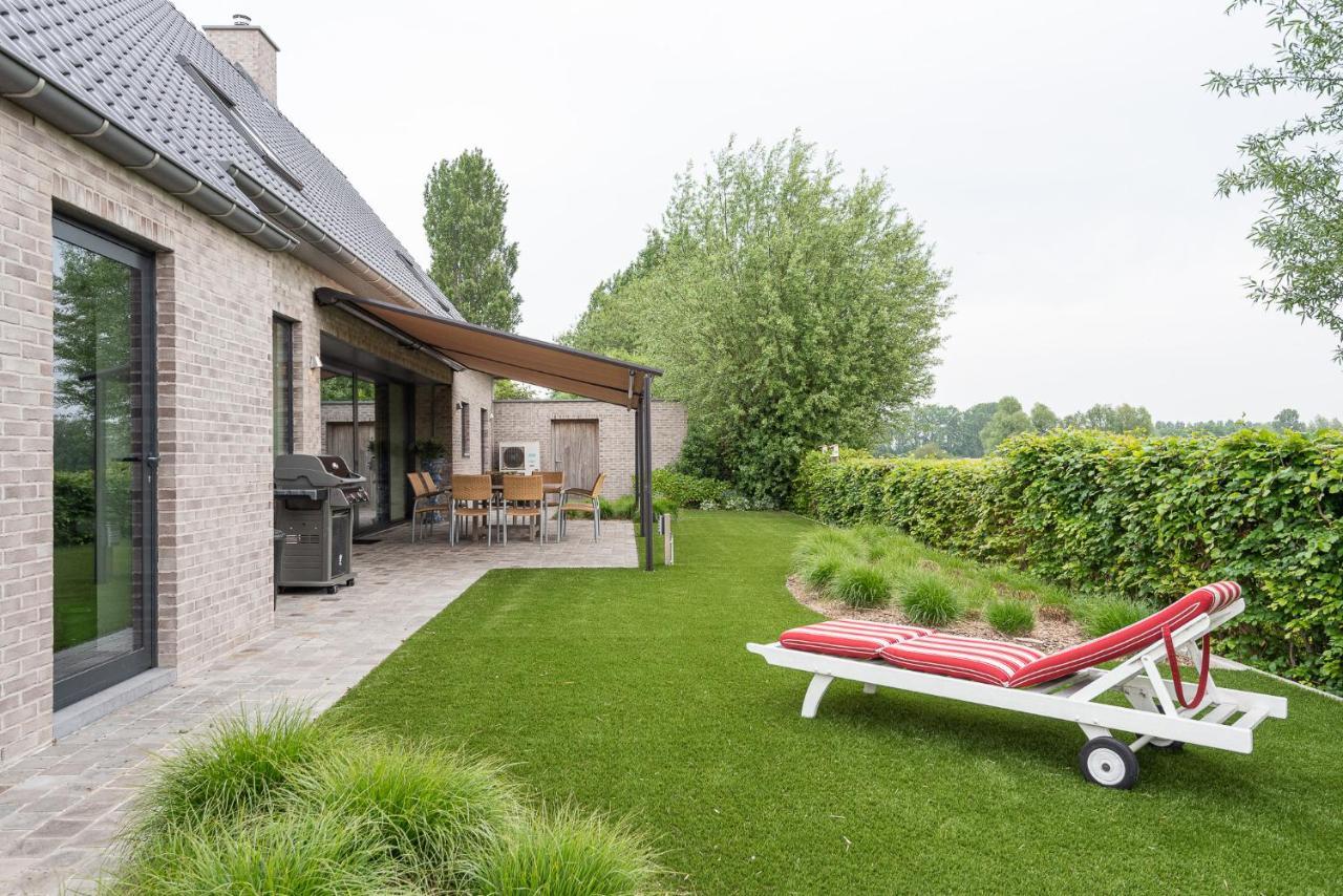 Polderwoning 'Cleylantshof' Villa Sint-Laureins Dış mekan fotoğraf