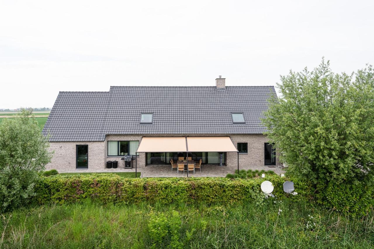 Polderwoning 'Cleylantshof' Villa Sint-Laureins Dış mekan fotoğraf