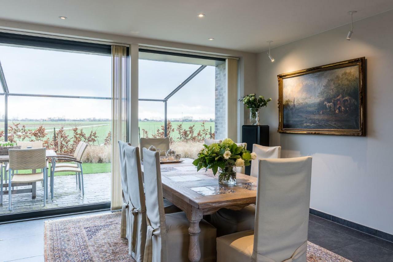 Polderwoning 'Cleylantshof' Villa Sint-Laureins Dış mekan fotoğraf